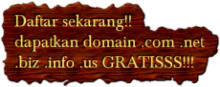 Domain .COM GRATISS!!